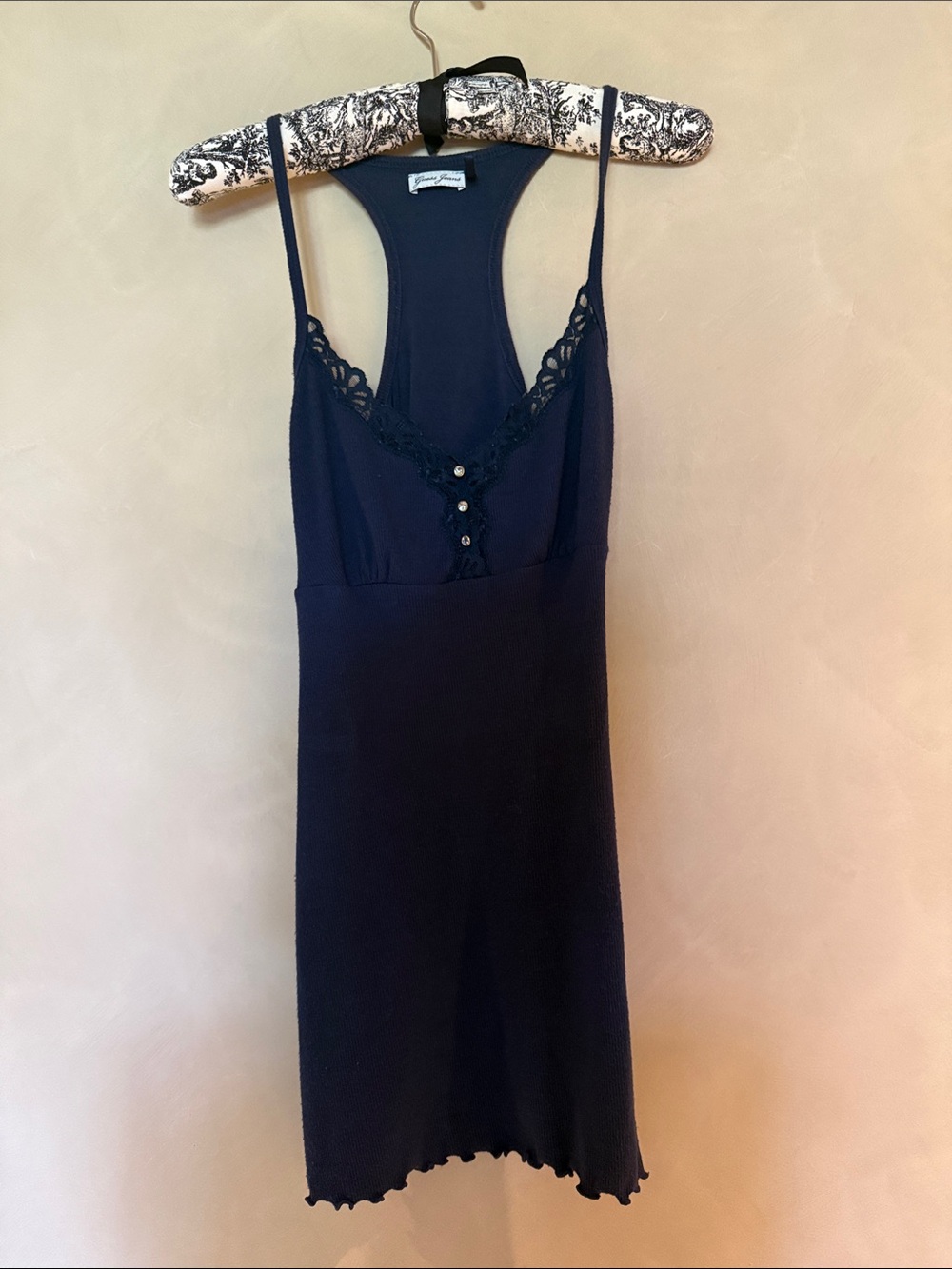 GUESS - Navy Blue Racer Back Tank! (Size Med )